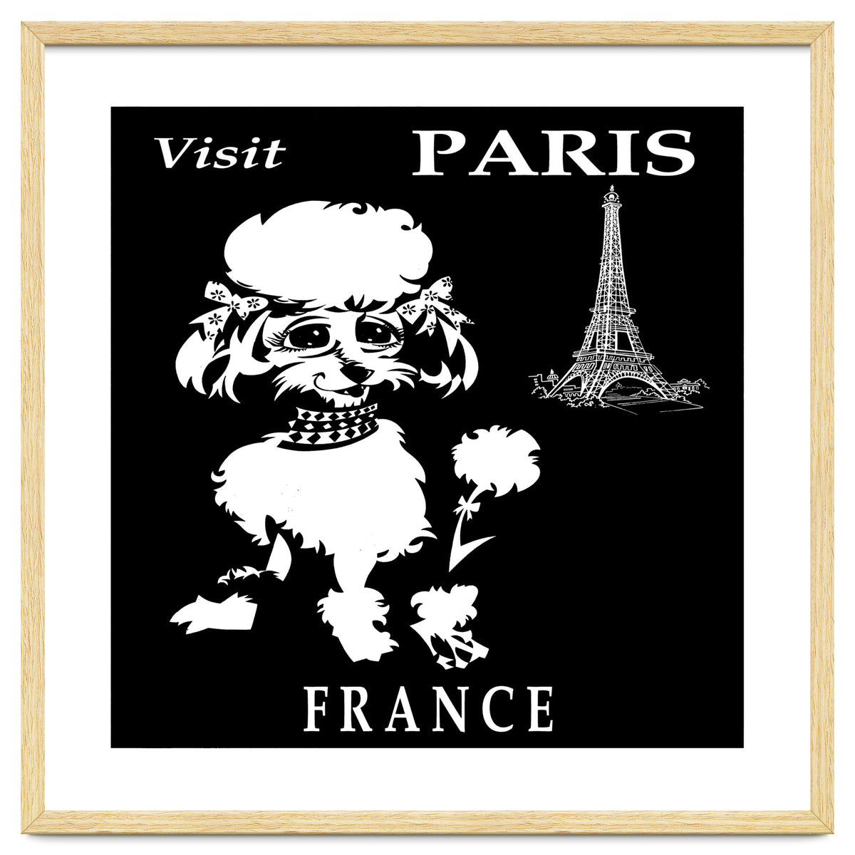 Paris France Travel Poster