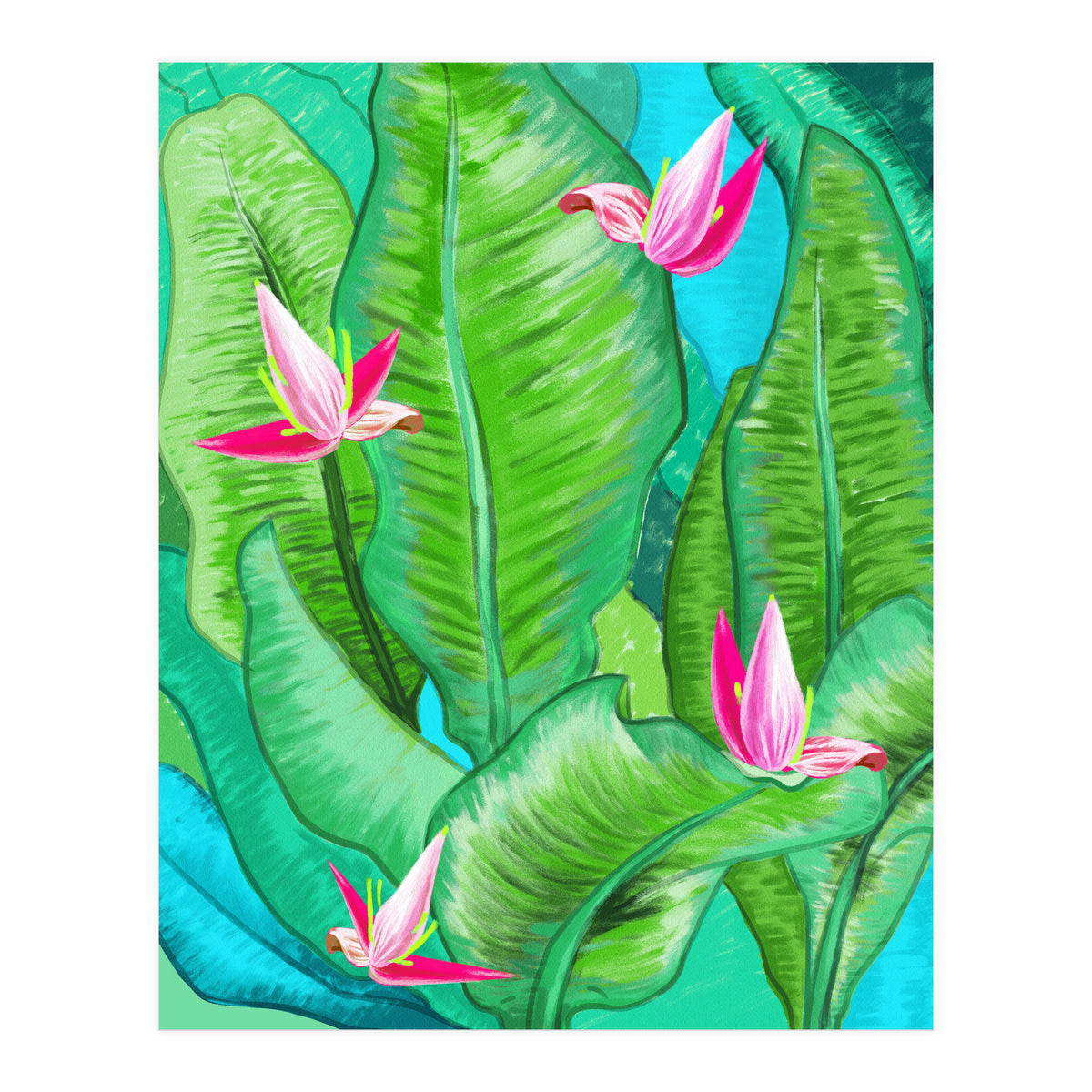 Banana Floral (Print Only)