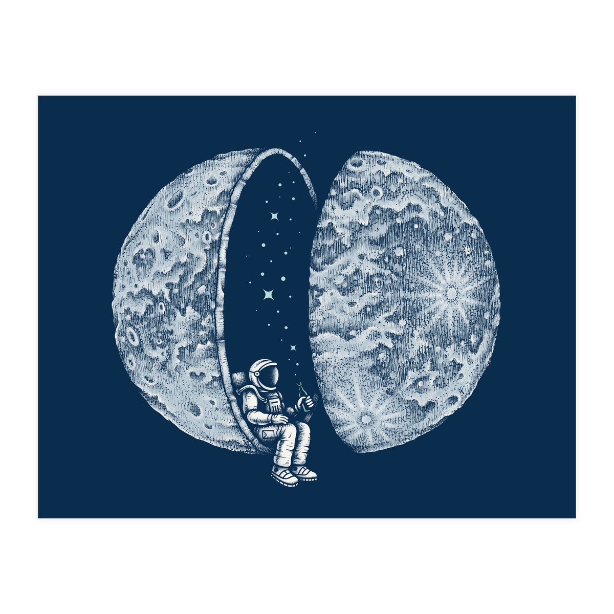 Chilling in Space (Print Only)