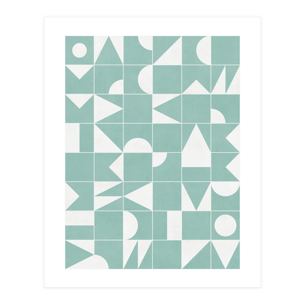 My Favorite Geometric Patterns No.16 - Light Blue (Print Only)
