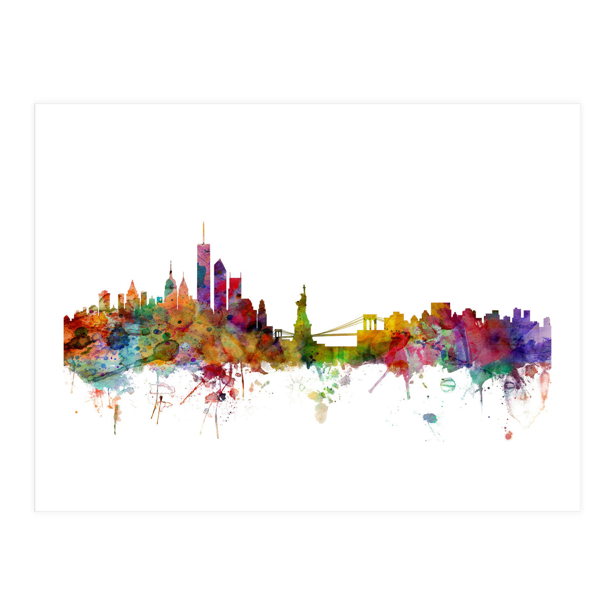 New York Skyline (Print Only)