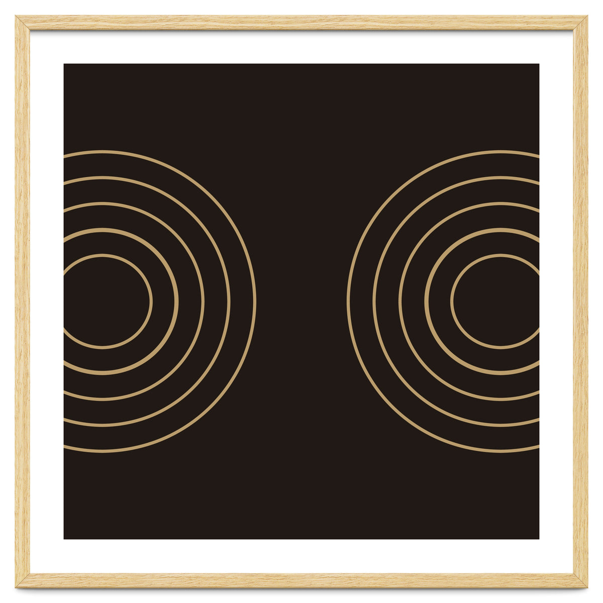 Golden circles | abstract minimal