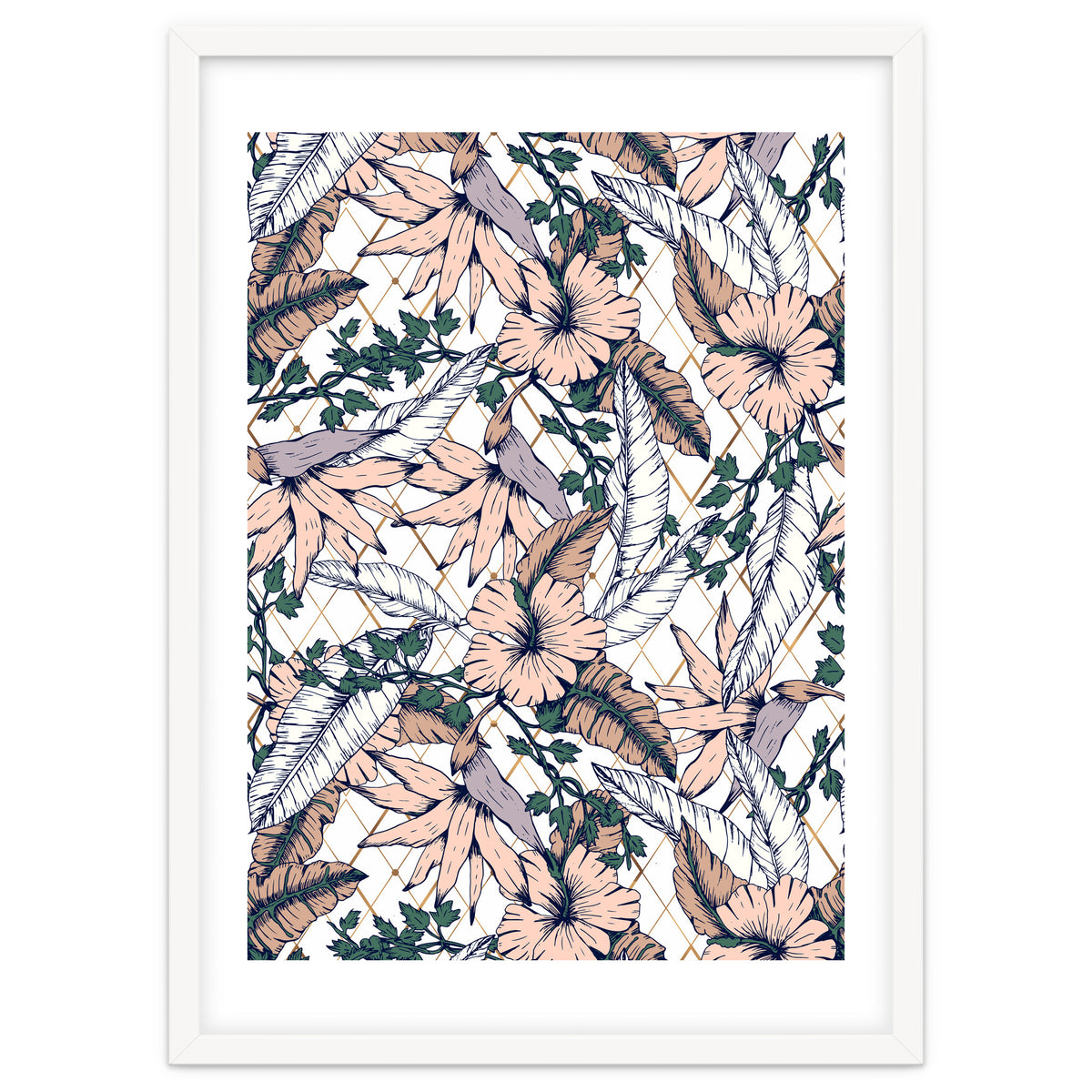 Exotic flowering and pattern geometric