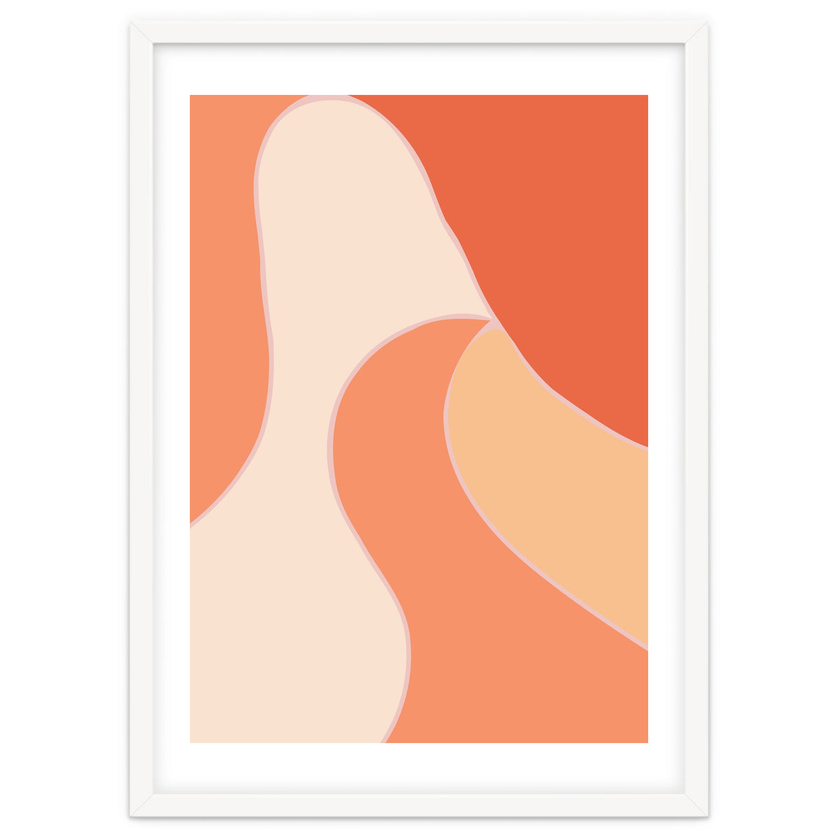 Colorful Orange Tones  Retro Waves