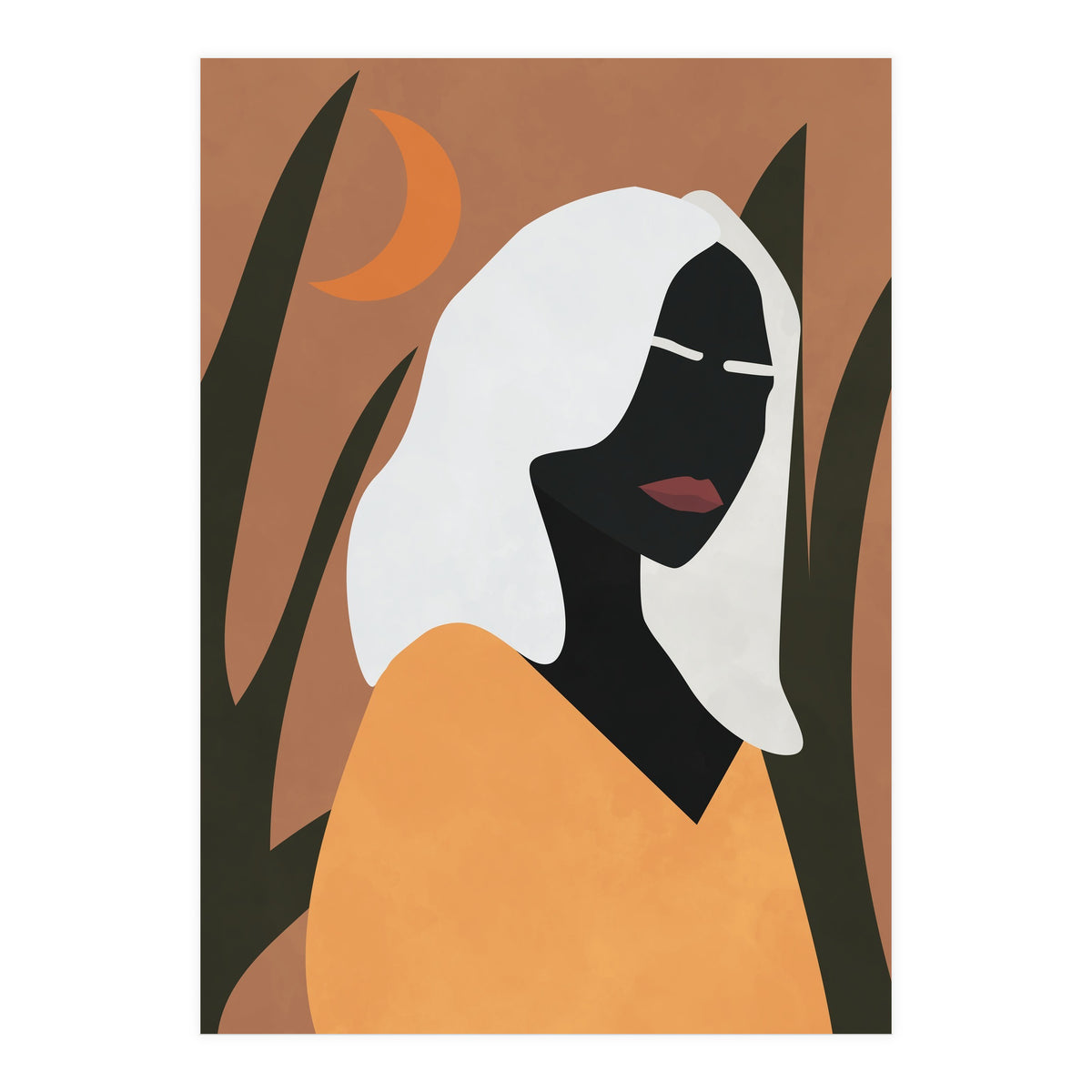 Woman Boho Illustration (Print Only)