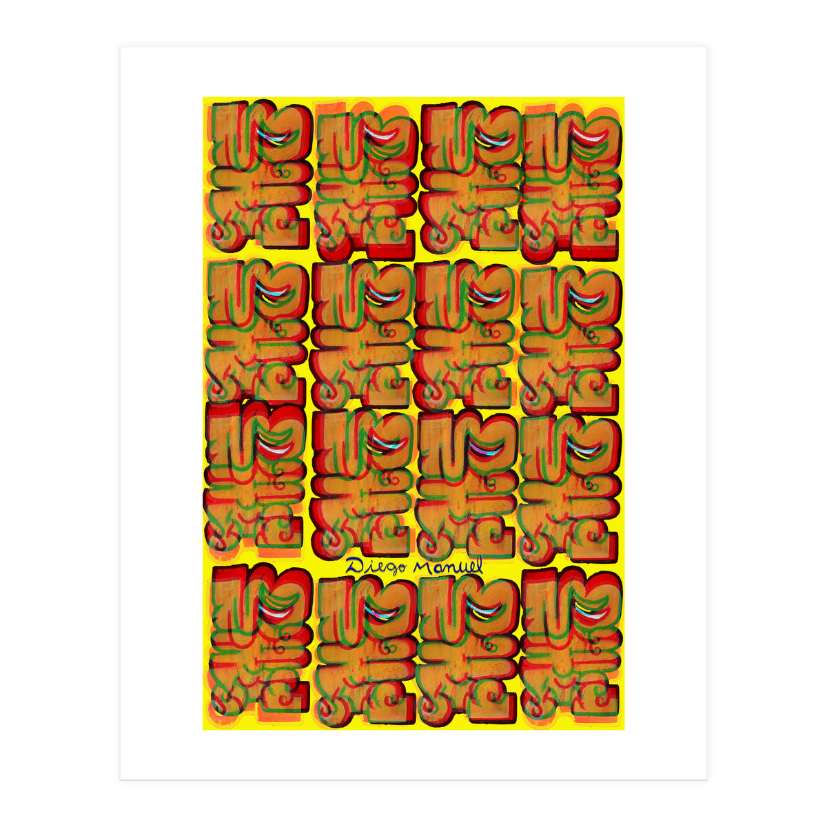 Graffitis 2021 Tapiz 133 (Print Only)