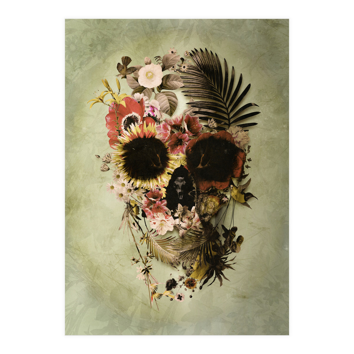 Garden Skull Light  (Print Only)