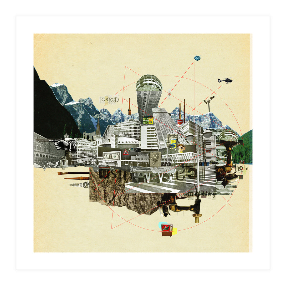 Collage City Mix 7 (Print Only)