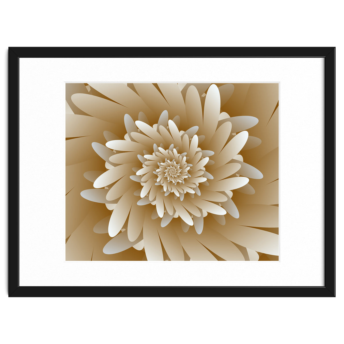 Abstract Digital Floral ART