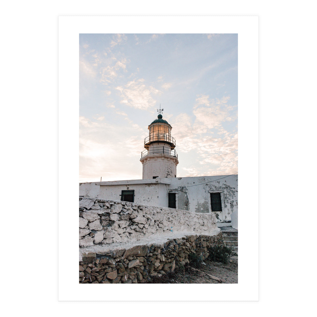Armenistis Lighthouse Portrait (Print Only)