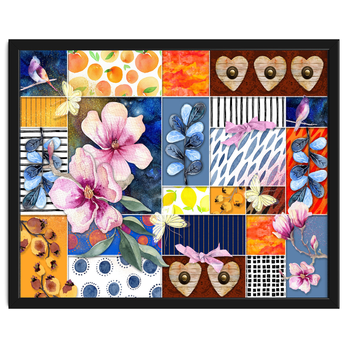 Romantic Floral Collage