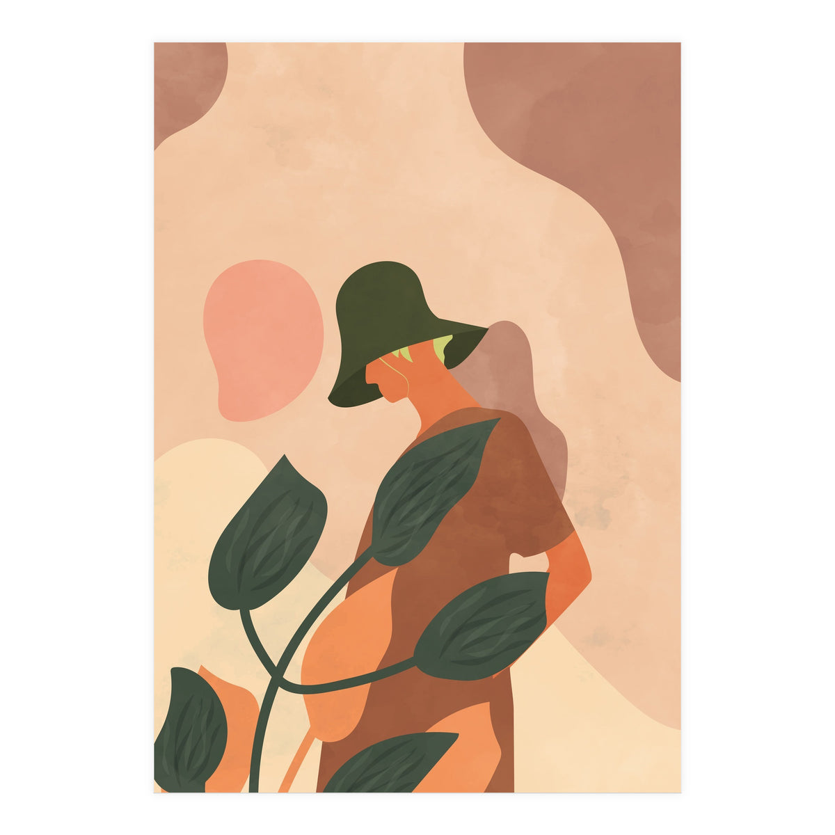 Female Bohemian Artwork (Print Only)