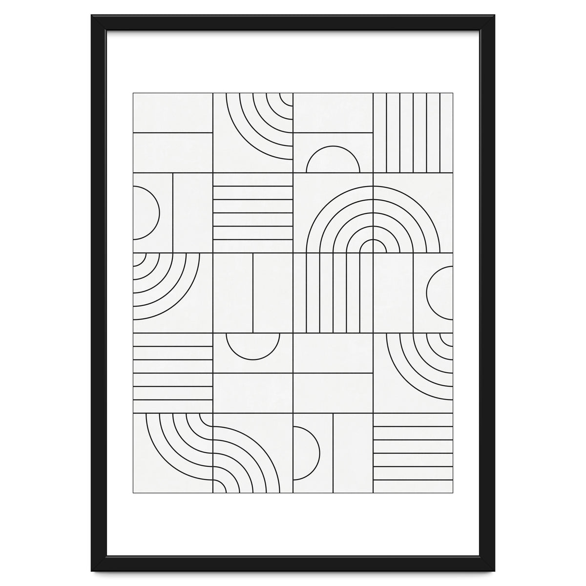My Favorite Geometric Patterns No.19 - White