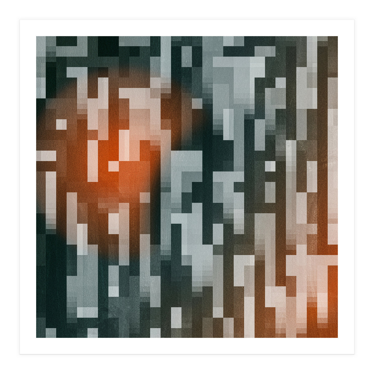 Pixel City #3 (Print Only)