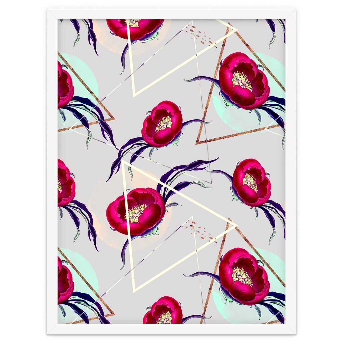 Flowery blooming with geometric II