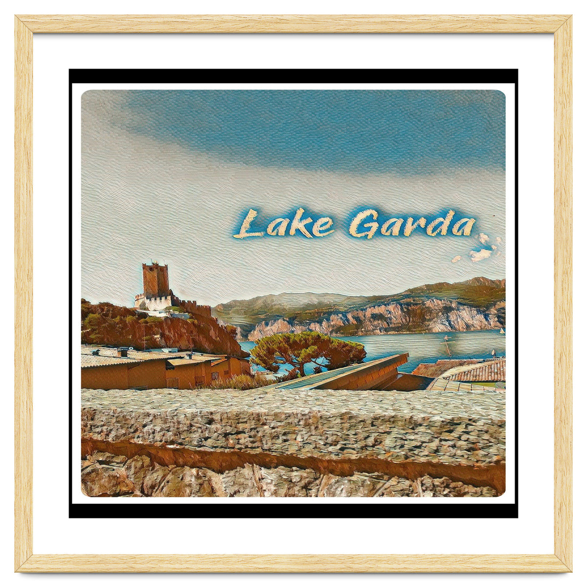 Malcesine Castle On Lake Garda