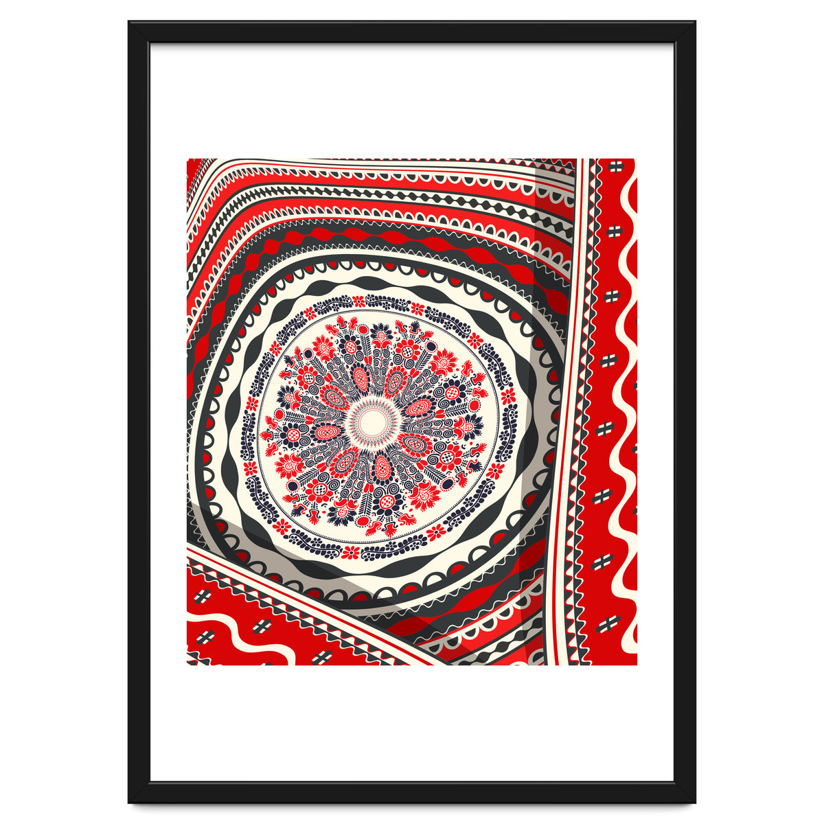 Romanian embroidery background 20