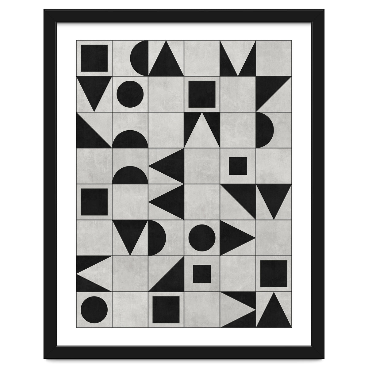 My Favorite Geometric Patterns No.12 - Grey