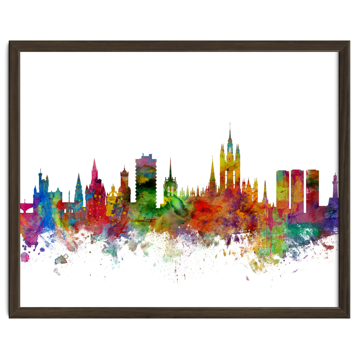 Aberdeen Scotland Skyline