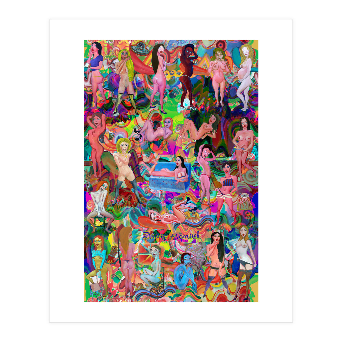 Chicas 3d 6 (Print Only)