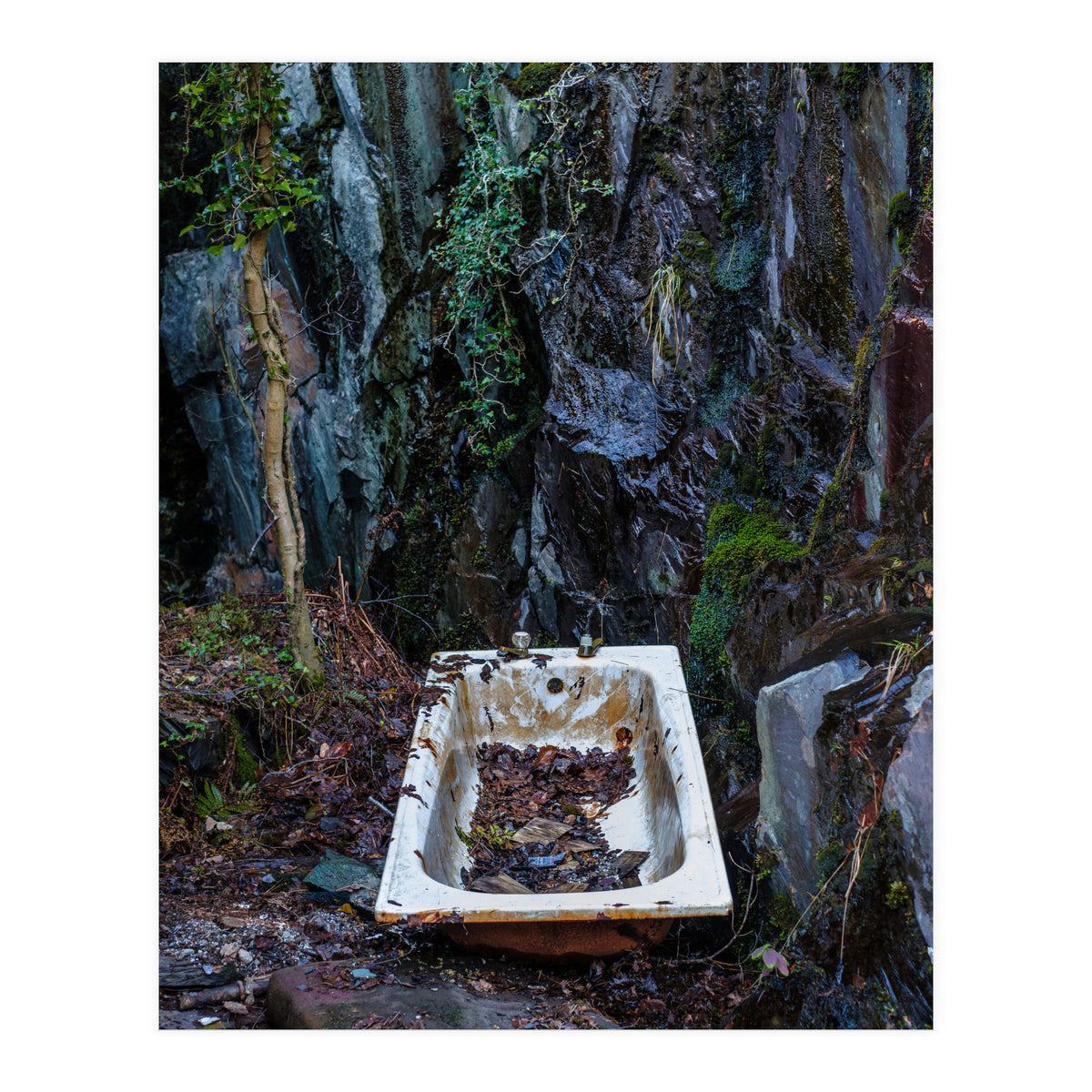 Dinorwic slate quarries in Llanberis, Wales, 2 (Print Only)