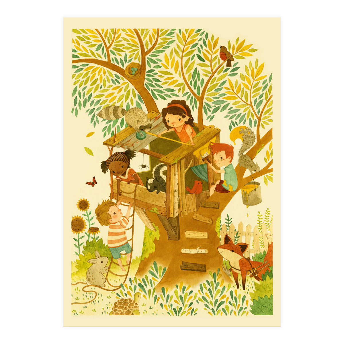 Our House In The Woods (Print Only)