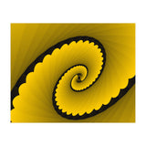 Abstract Floral Yellow (Print Only) thumbnail