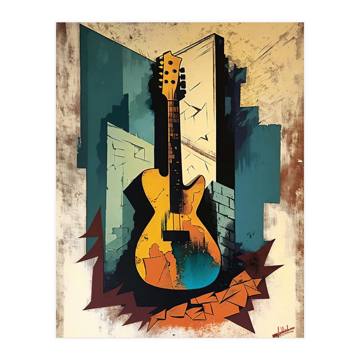 Guitar (Print Only)