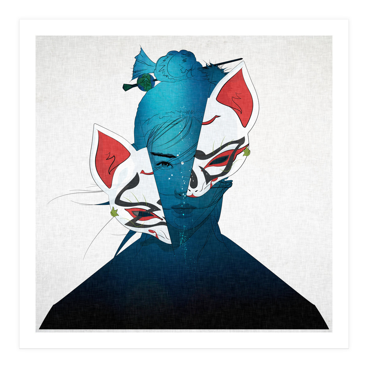 Fox Mask (Print Only)