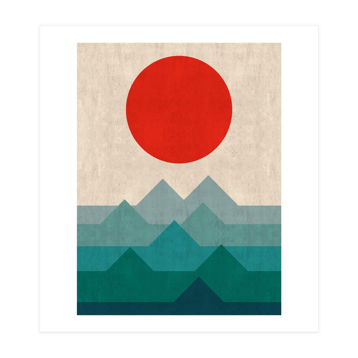 Geometric landscape I (Print Only)
