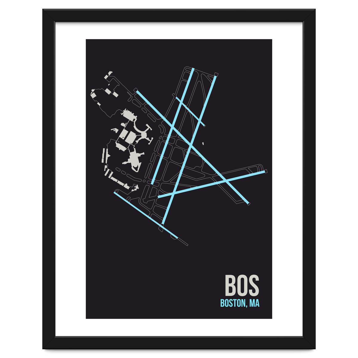 Boston Airport Layout