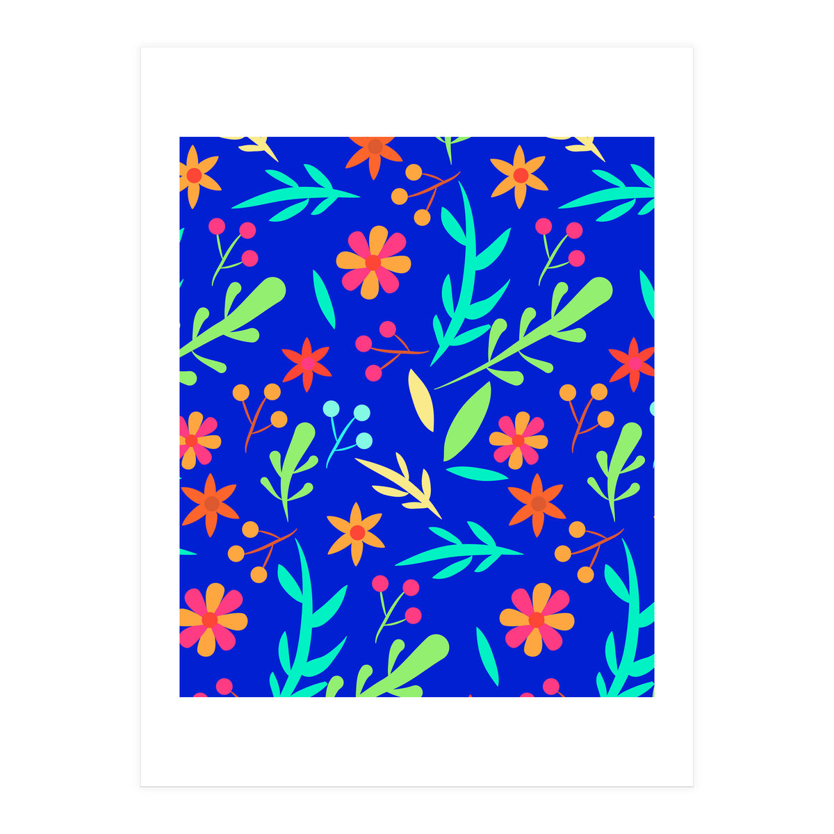 Blue Garden (Print Only)
