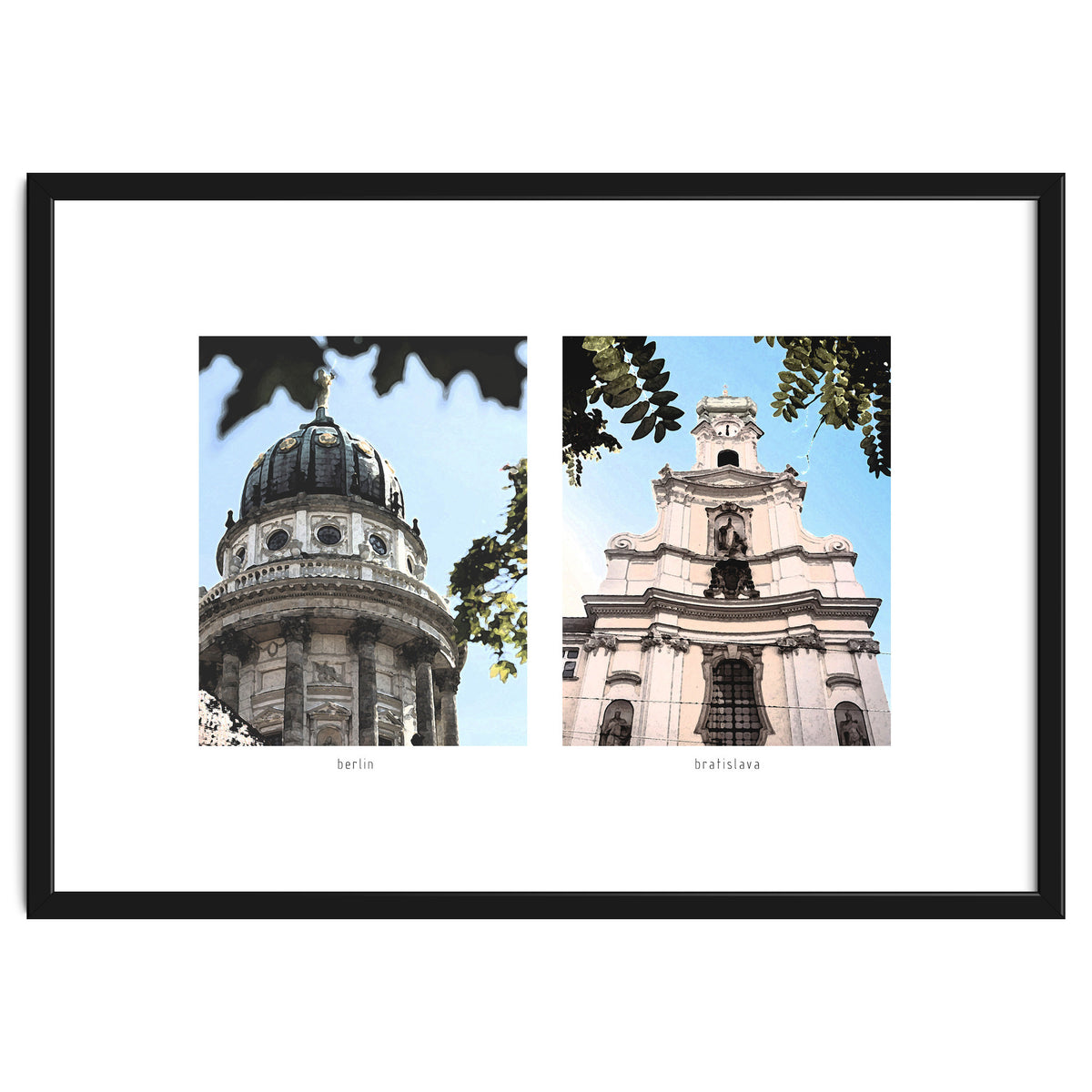 Architectural framing in paints