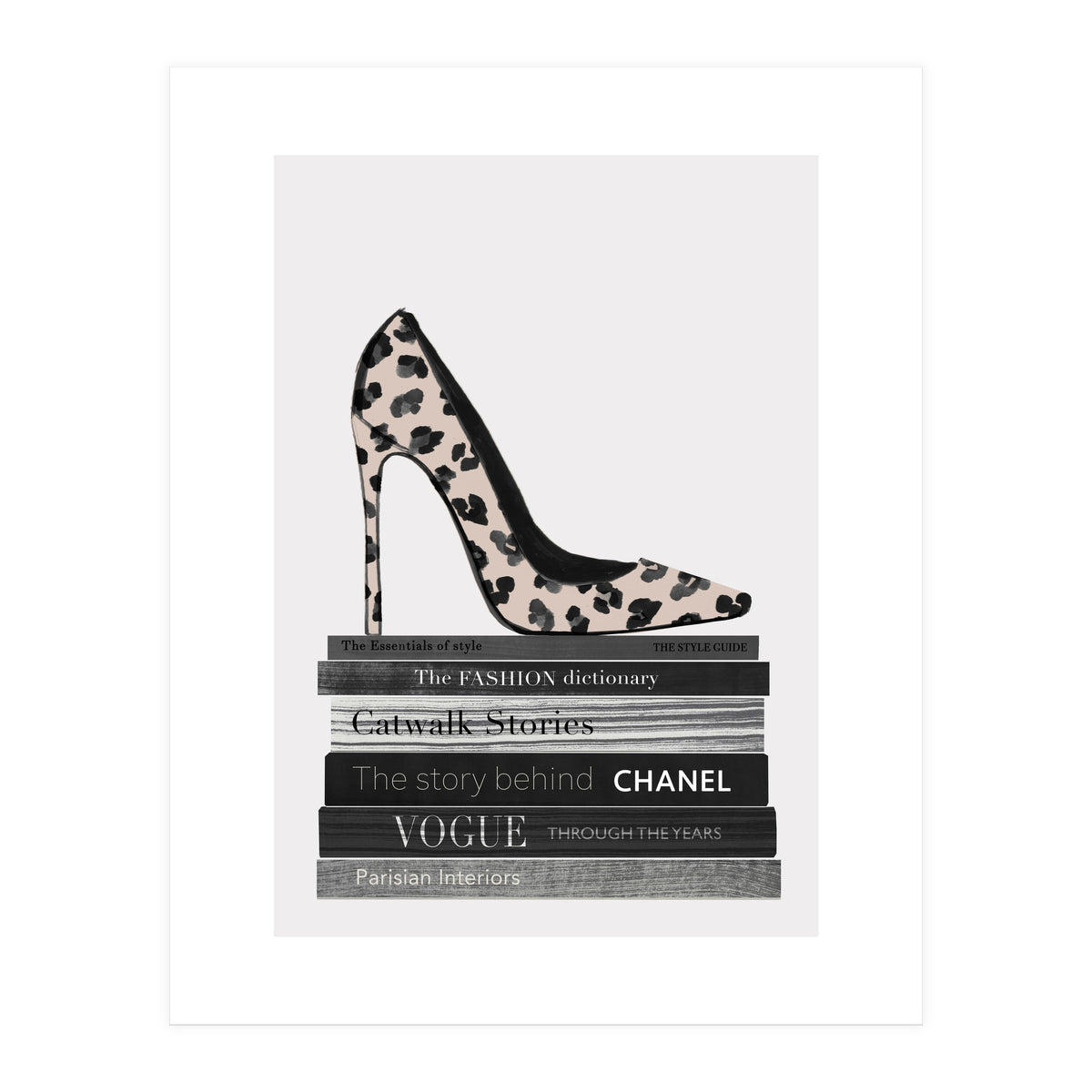 Shoe And Books (Print Only)