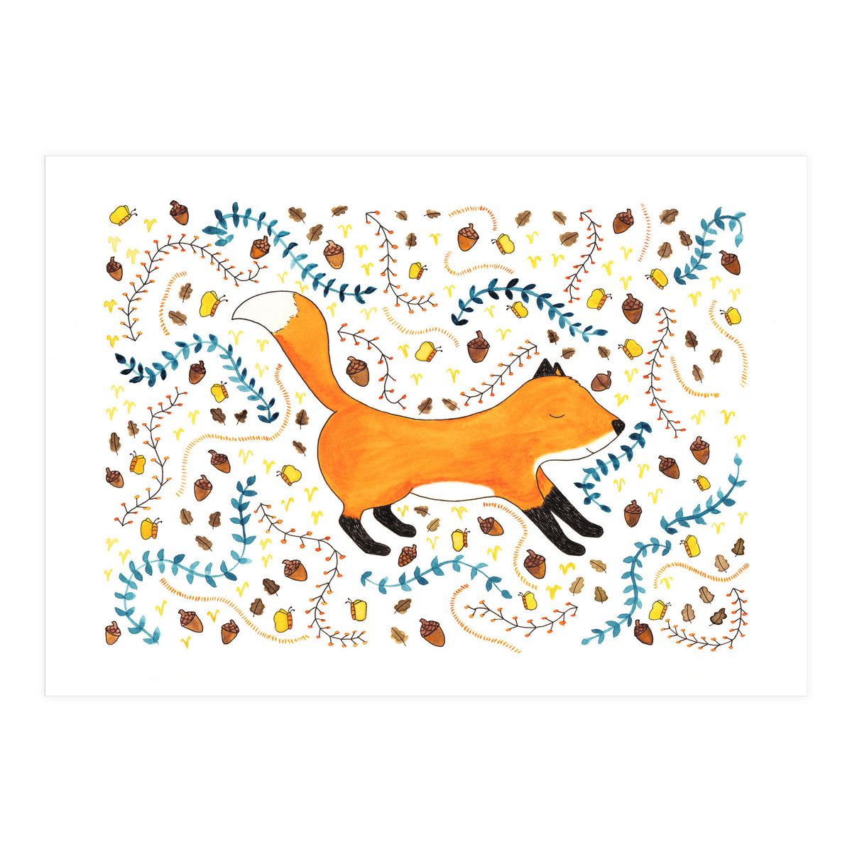 Woodland Fox (Print Only)