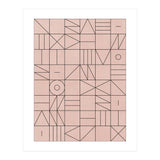 My Favorite Geometric Patterns No.2 - Pale Pink (Print Only) thumbnail