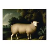Sheep Classical Oil Painting (Print Only) thumbnail