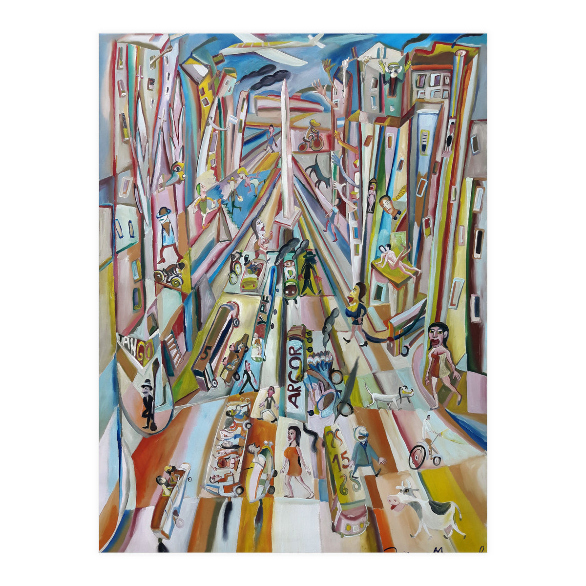 Av 9 De Julio (Print Only)