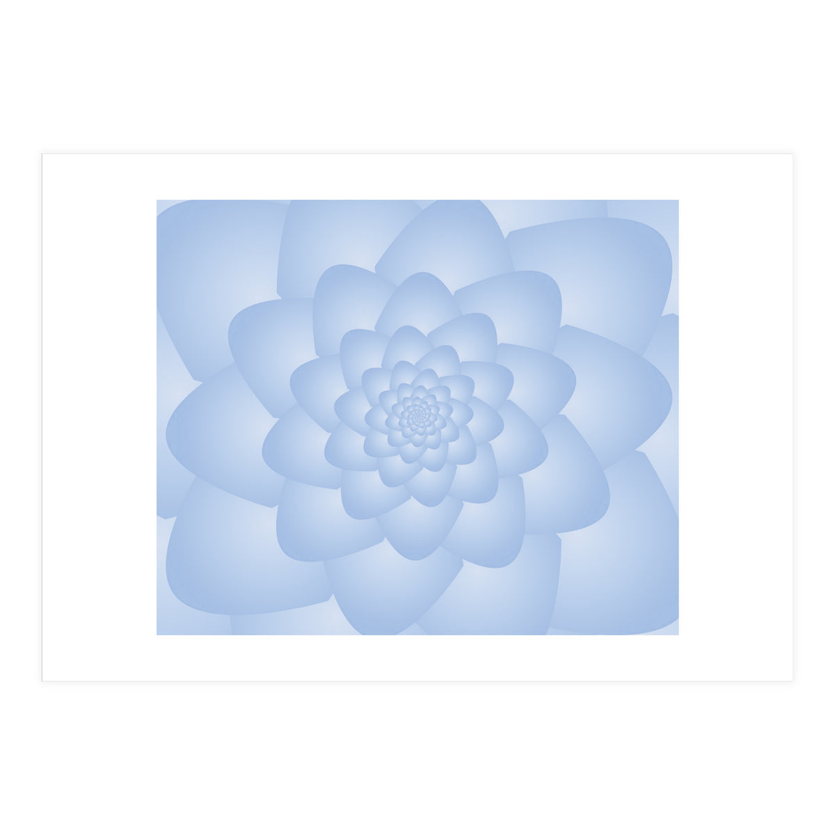 Pastel Colors Flower  (Print Only)