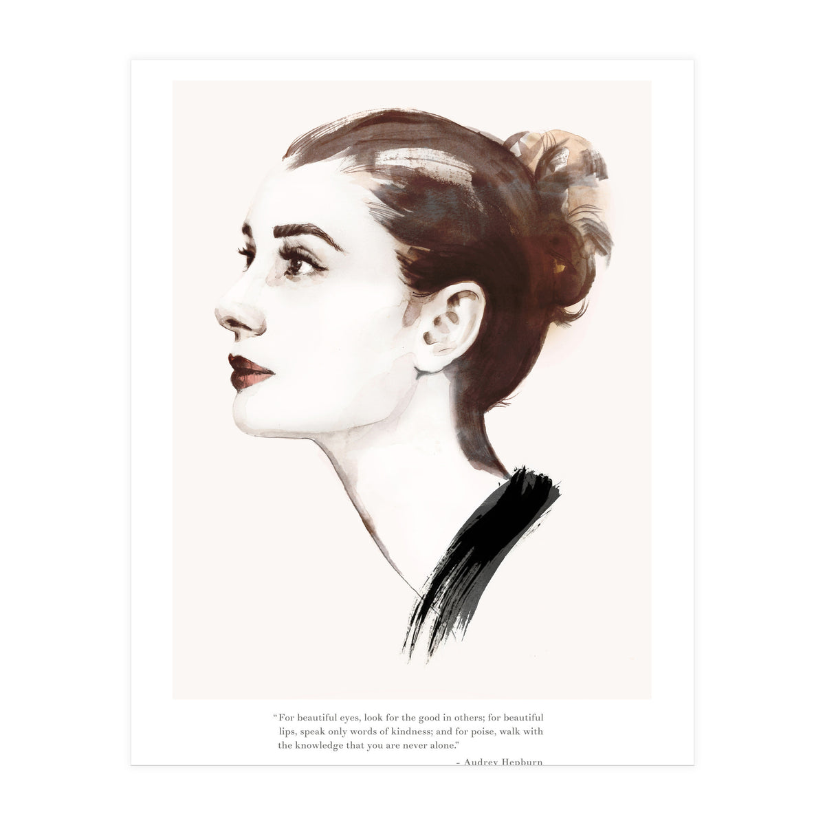 Audrey Hepburn, Quote (Print Only)