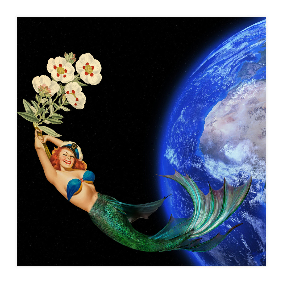 Swimming Away Earth  (Print Only)