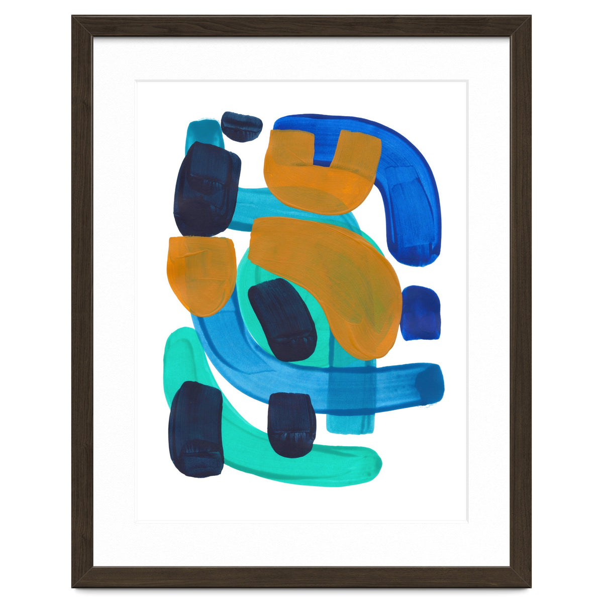 Marine Shapes Yellow Accent