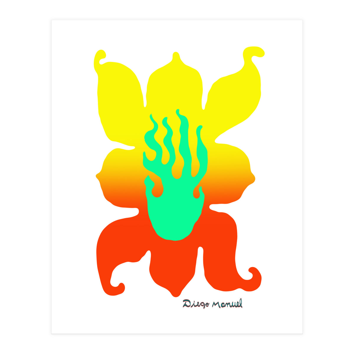 Fuego 108 Copia (Print Only)