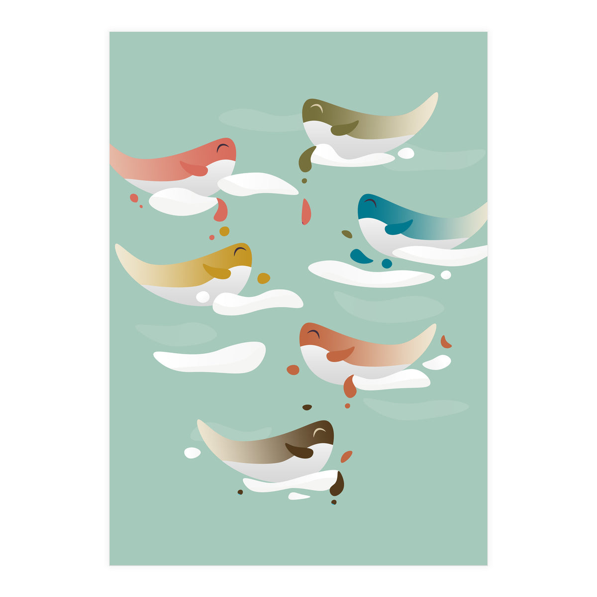 Whales fly in 1970 (Print Only)