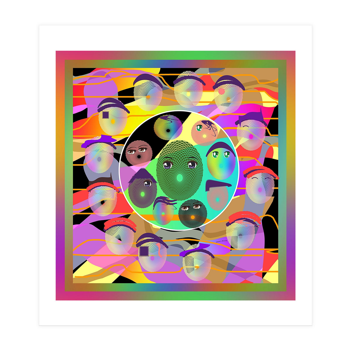 A WORLD OF DIFFERENT PEOPLE (Print Only)