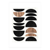 Mid-Century Modern Pattern No.7 - Concrete and Wood (Print Only) thumbnail