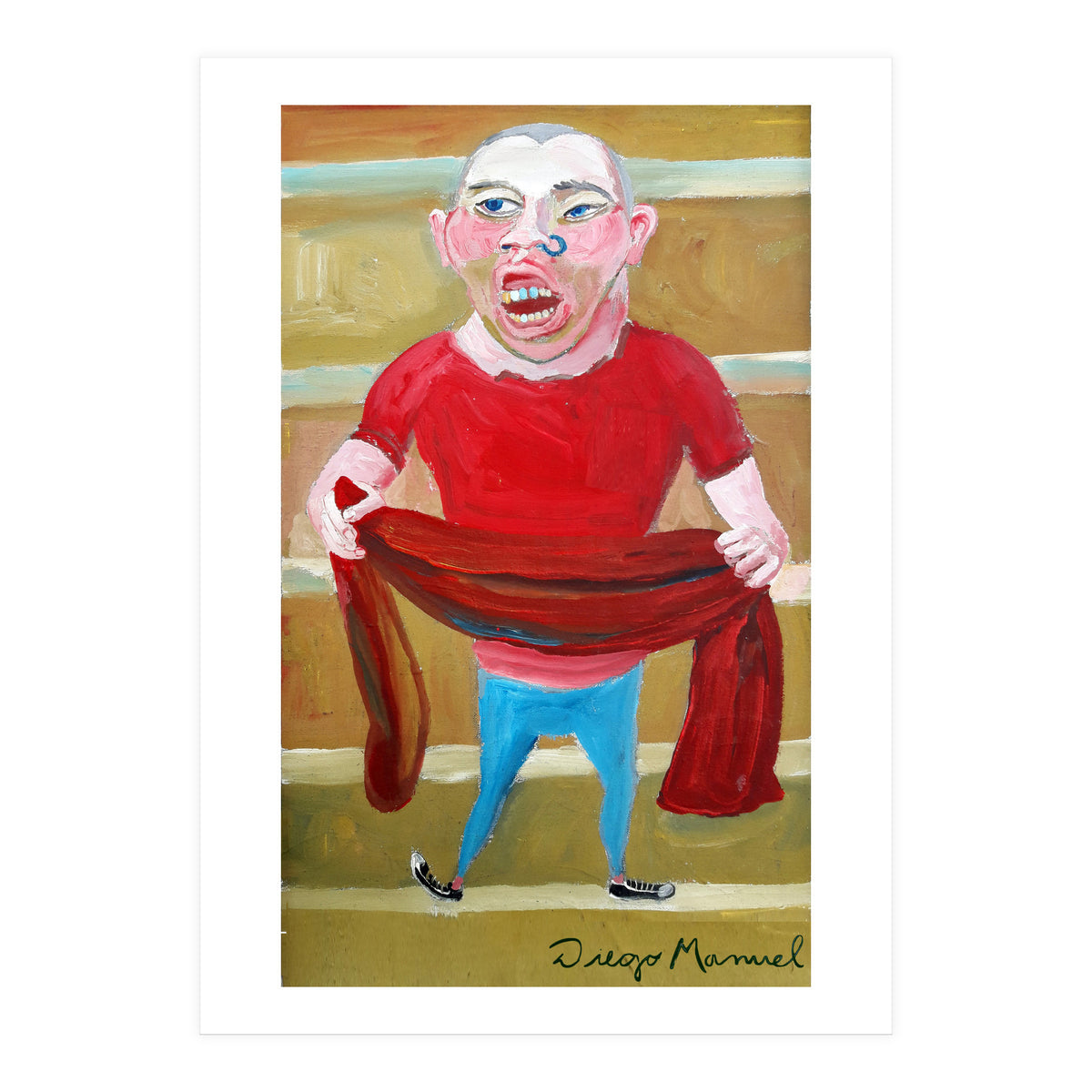 the soccer fan (Print Only)