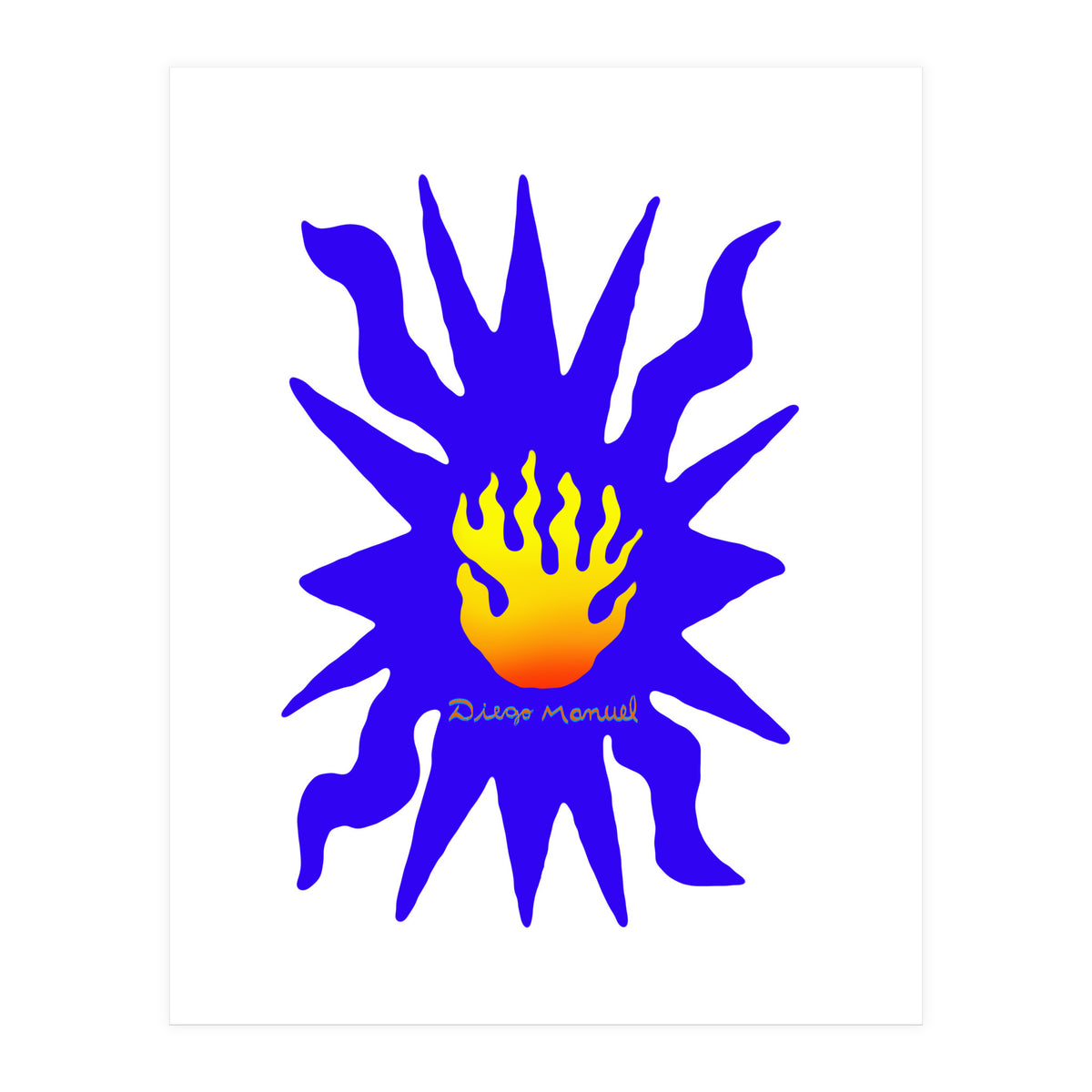 Fuego 40 Copia (Print Only)