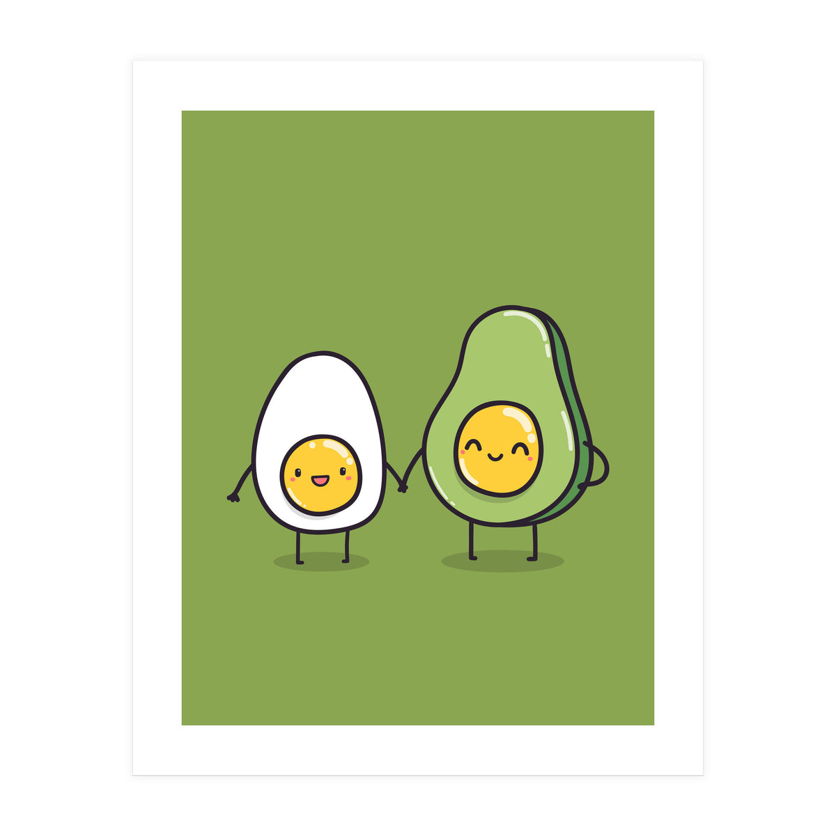 Egg Avocado best friends (Print Only)