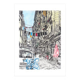 Drying Laundry In Napoli (Print Only) thumbnail